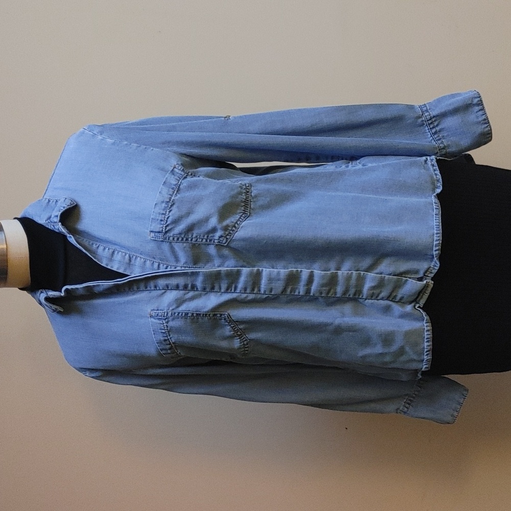 Andrea Jovine Light Blue Casual Button Down Shirt